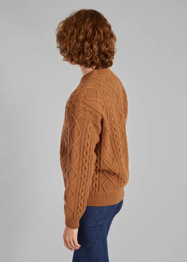 Pull torsadé en laine recyclée L'Exception Paris