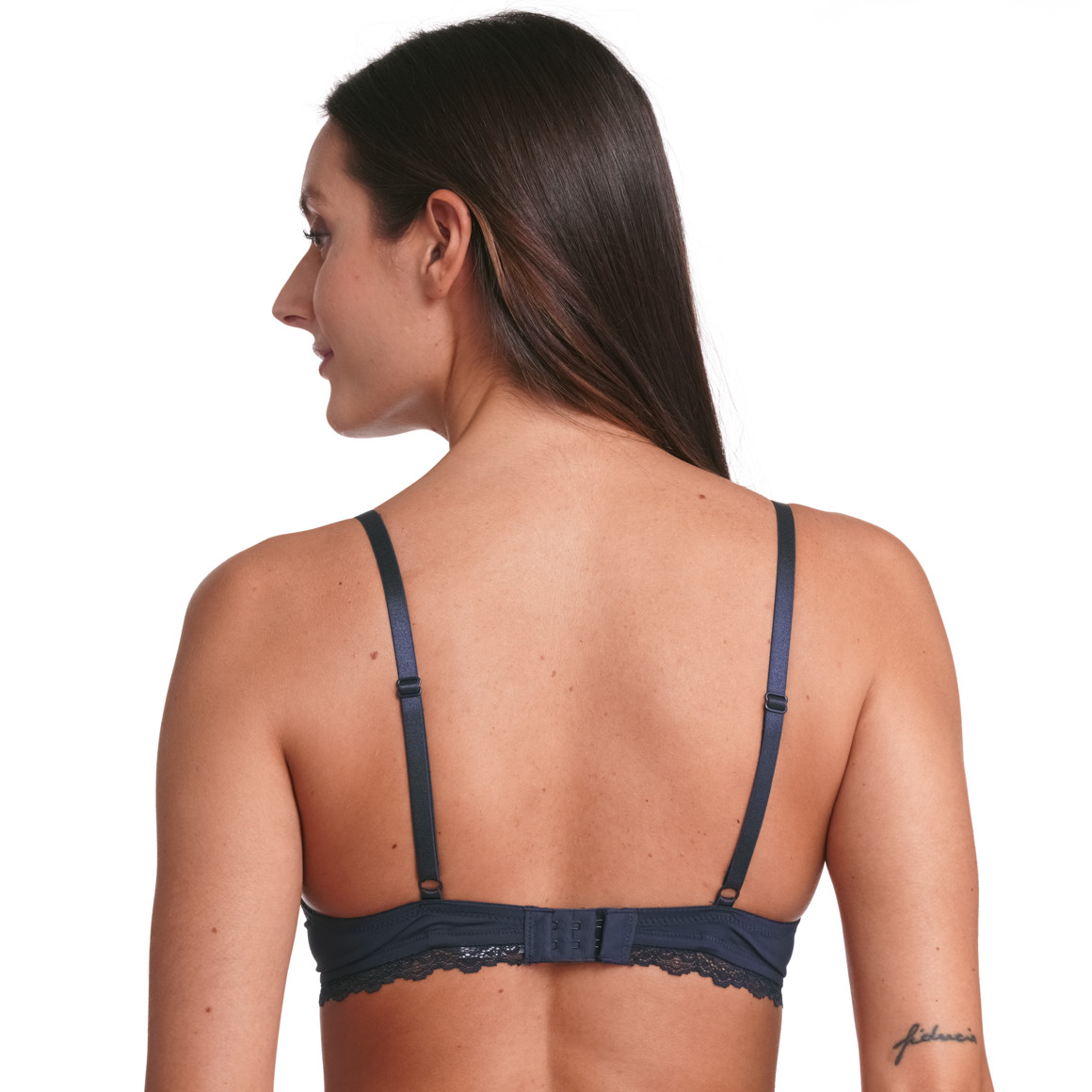 Gina Benotti Damen Bügel-BH mit Spitze dunkelblau