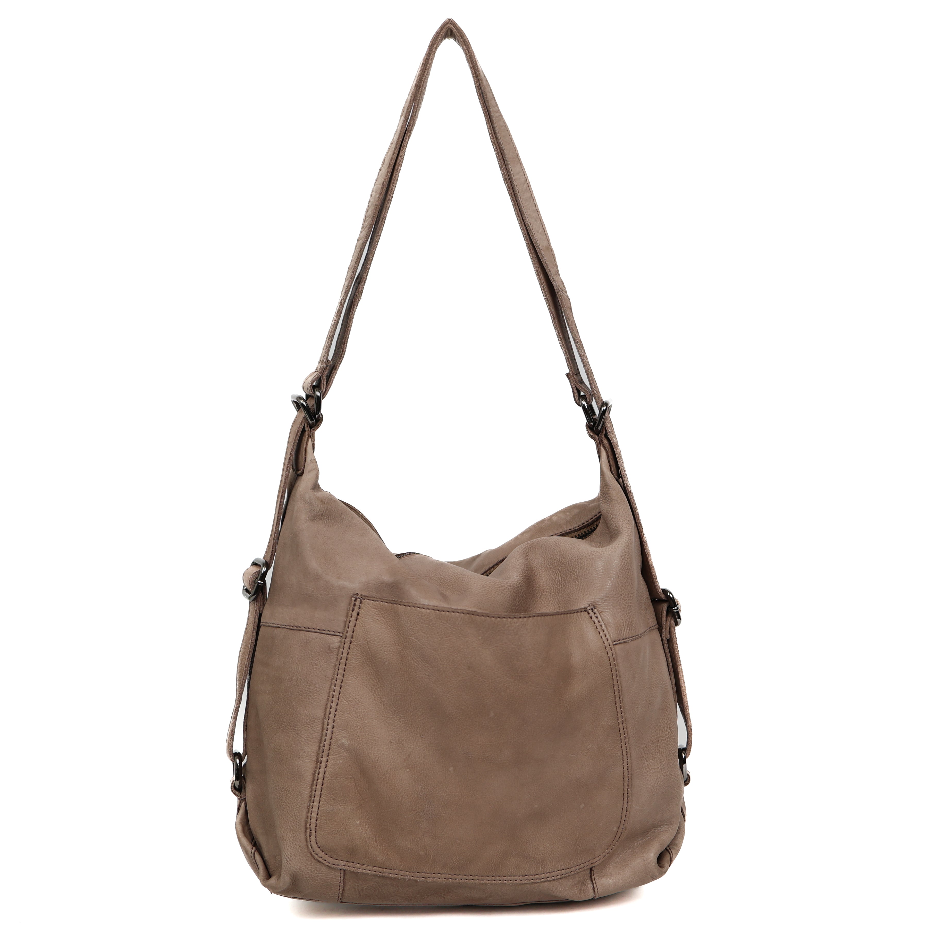 Rugzak/handtas 'Veerle' taupe Taupe