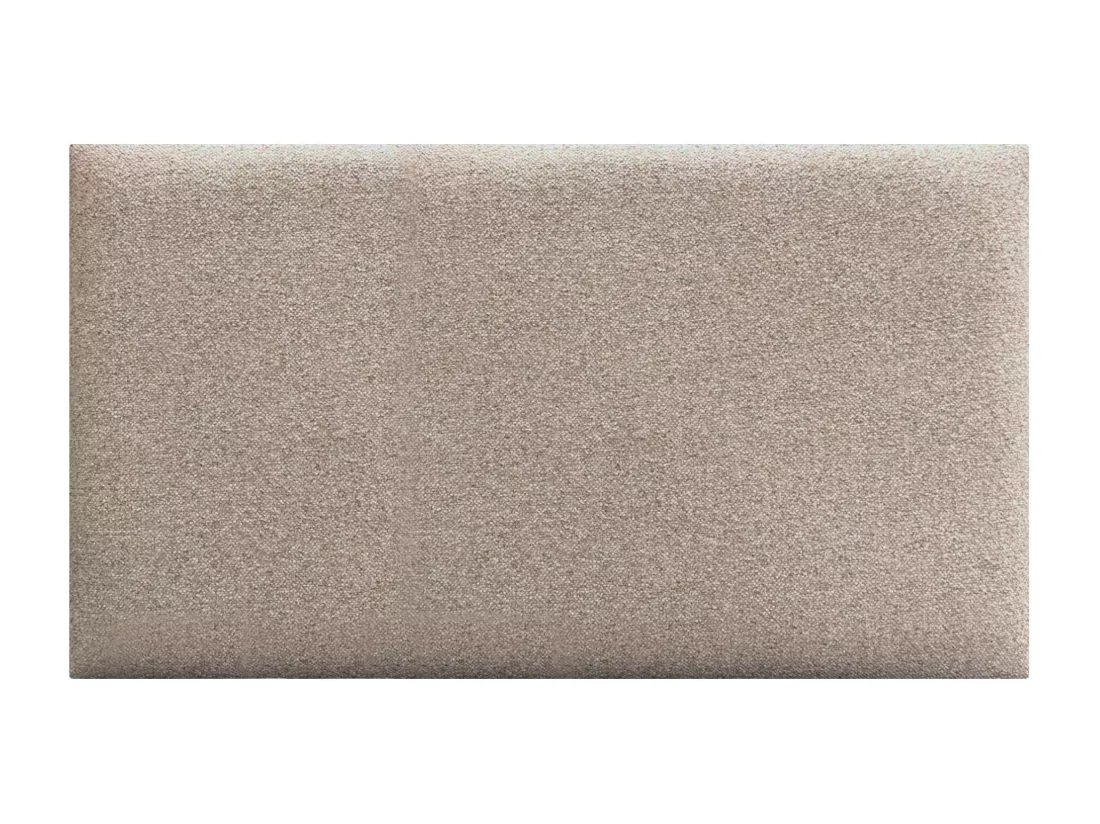 DHOME Lot de 6 Panneaux Rembourrés en Tissu Aqualine Autocollants pour Mur Acoustiques Absorbants Protection contre les Chocs (Sable, 50x30cm, x6)