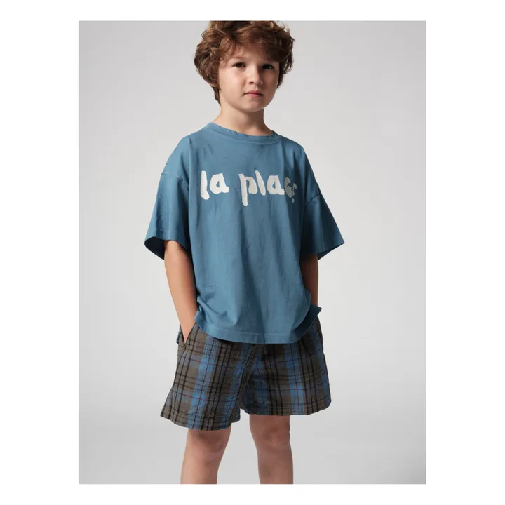 Tangerine T-shirt La Plage | Bleu