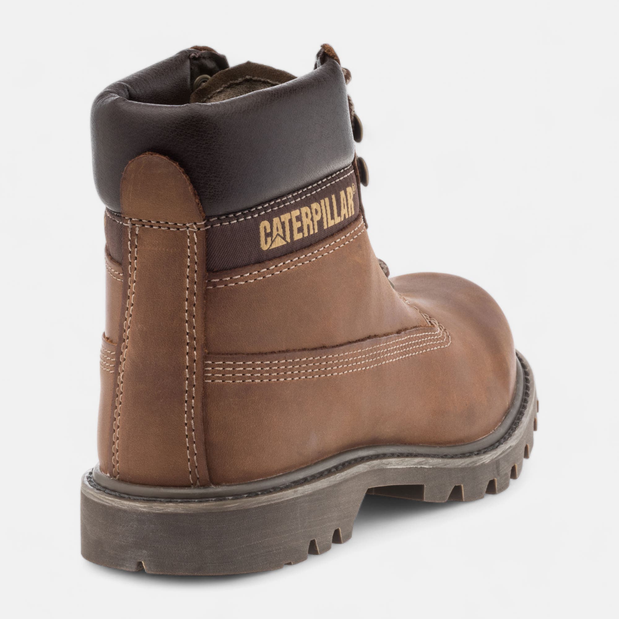 Boots Homme en cuir camel