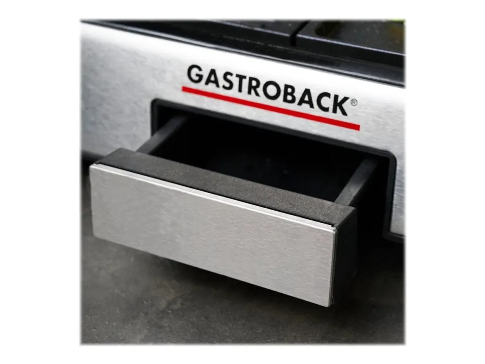 Gastroback Design Plancha & BBQ - Barbequegrill/plancha - elektrisk - 1300 cm2