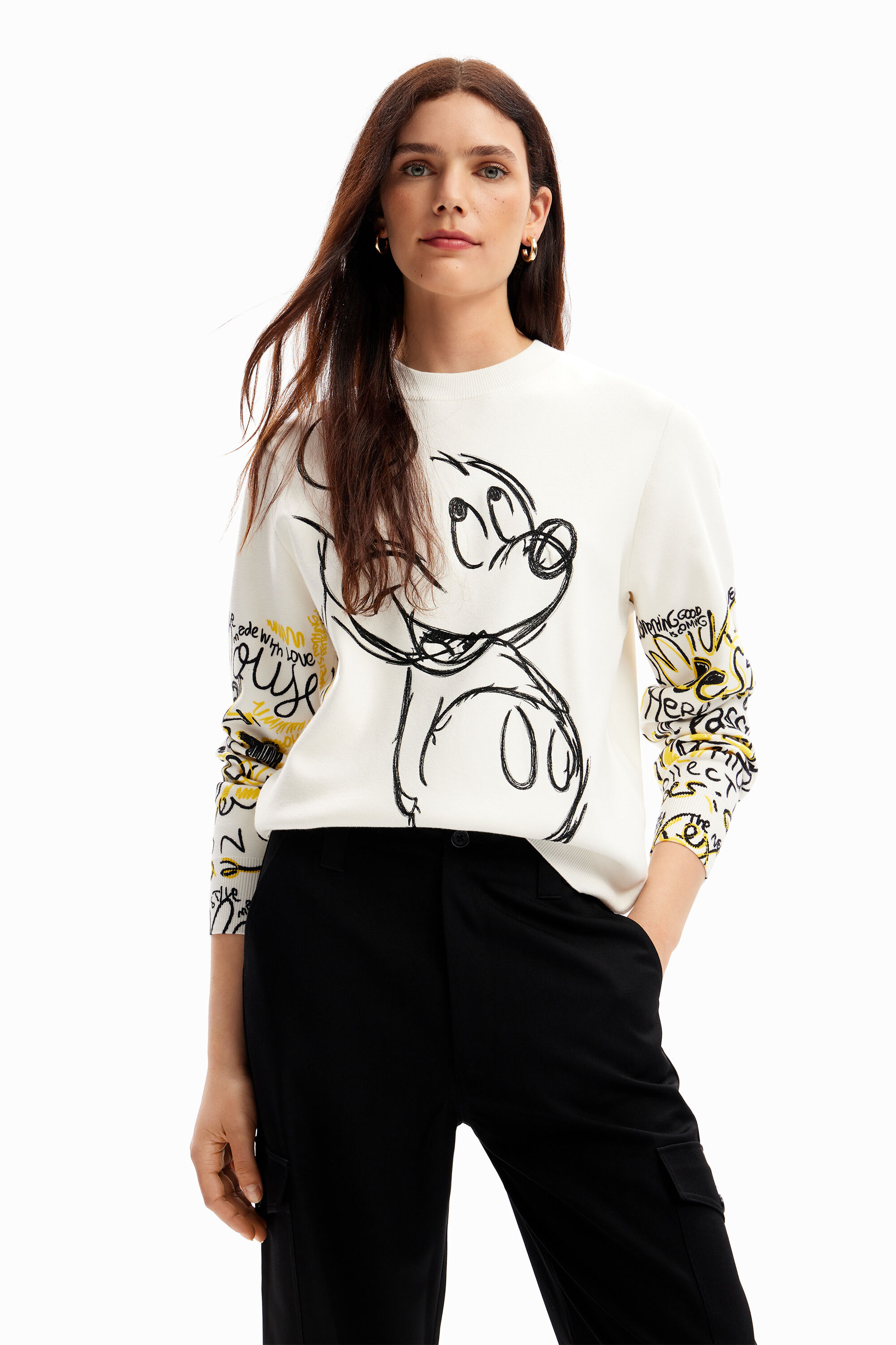 Pull brodé Mickey Mouse