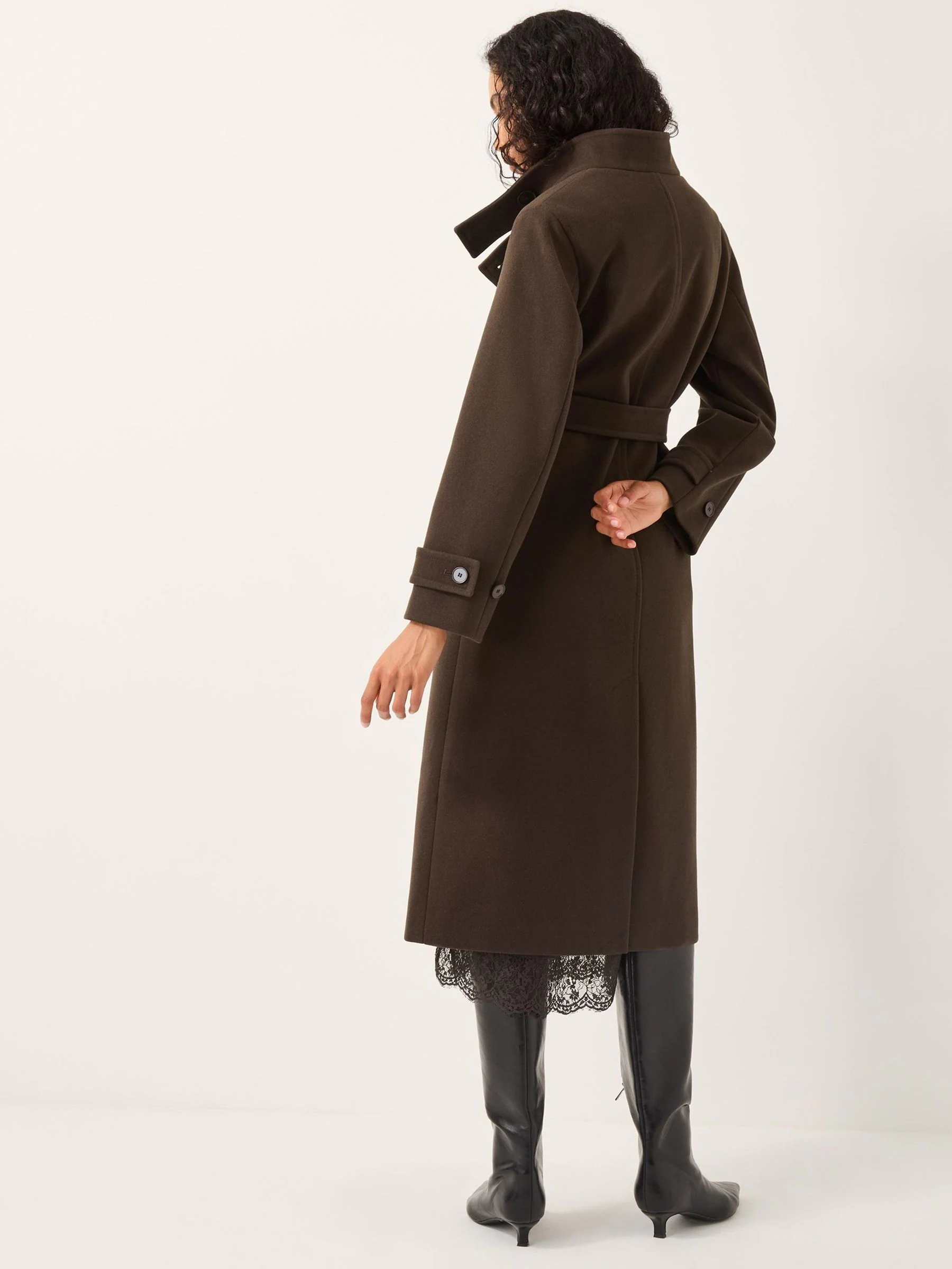 Monsoon Tia Funnel Trench Coat