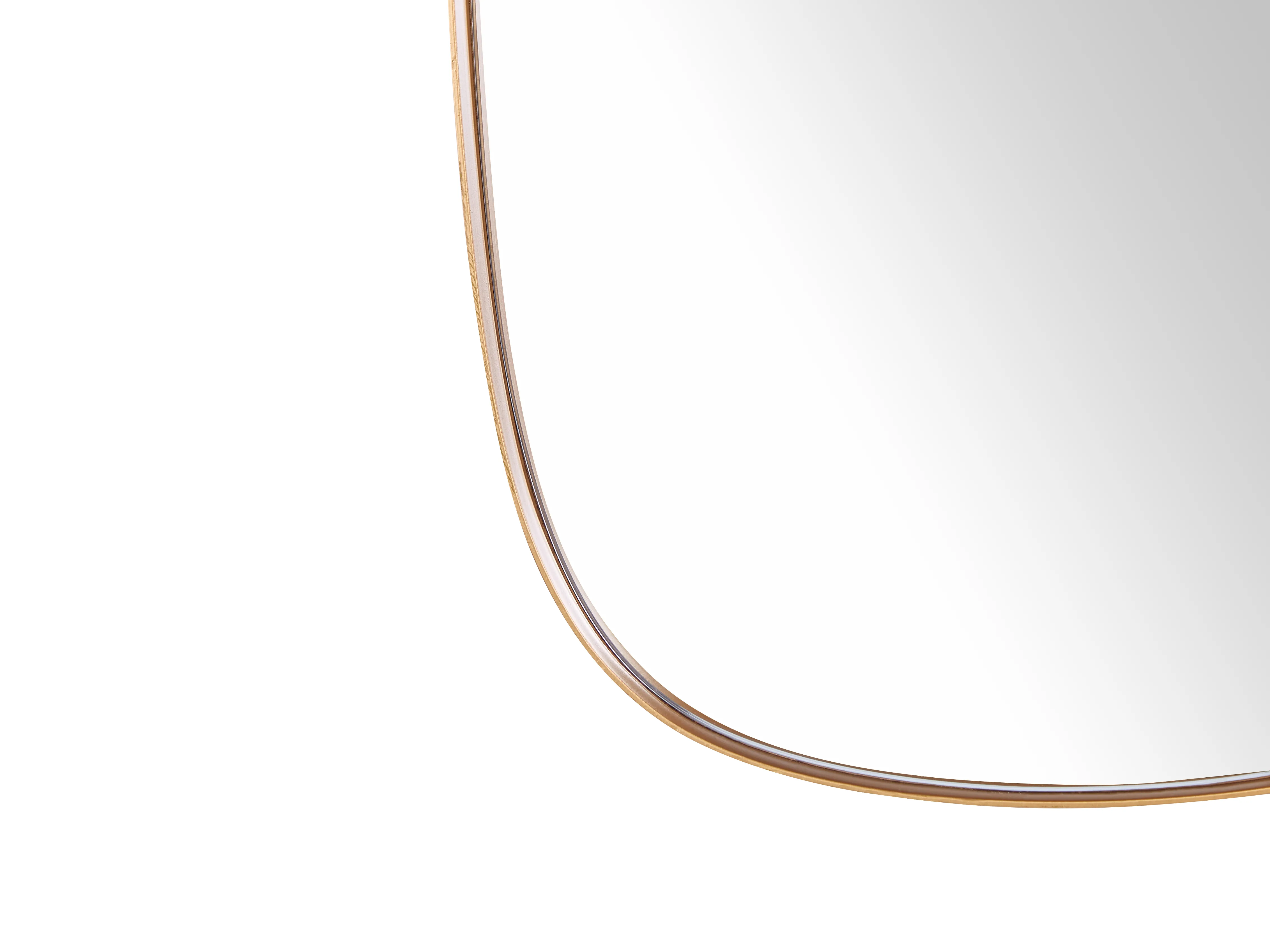Wandspiegel CERGY 39 cm 95 cm Metaal Goud