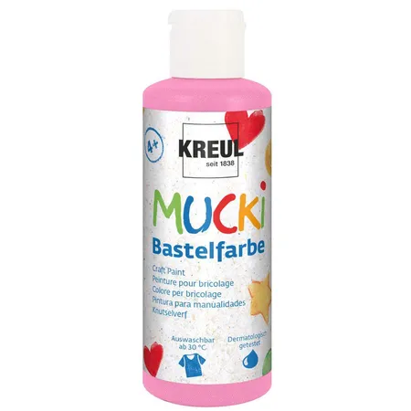 MUCKI Bastelfarbe Rosa 80 ml