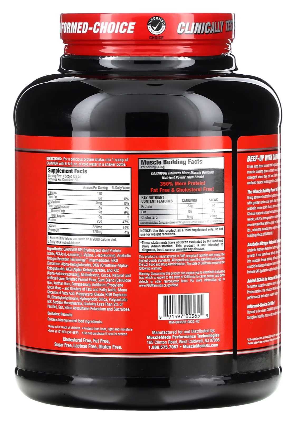 MuscleMeds Carnivore 908g