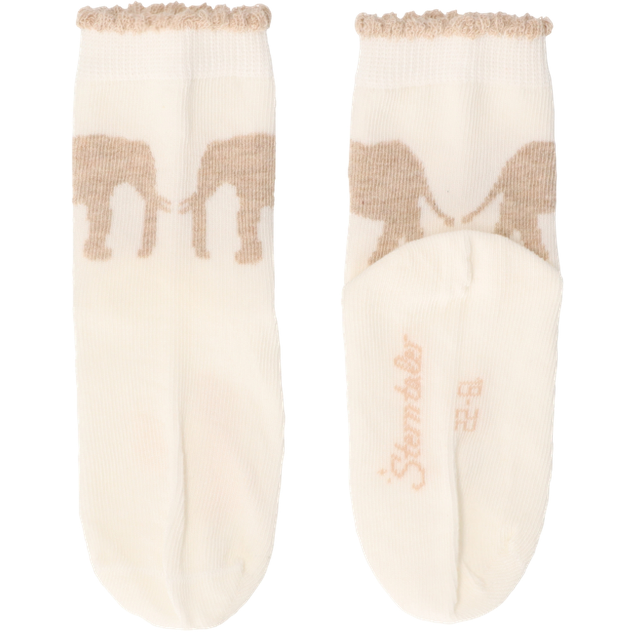 Sterntaler Socken 3er-Pack Afrika ecru