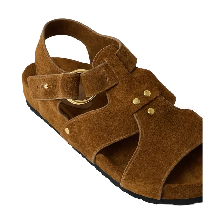 Soeur Sandales Ari Croûte de Cuir | Cannelle