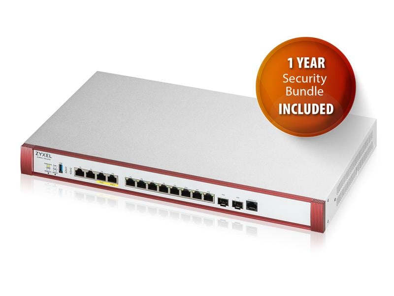 Zyxel Firewall USG Flex 700H inklusive Security Bundle, 1 J Zyxel USG FLEX 700H – Hochleistungs-Firewall
