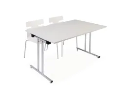 Klapbord Fumac 1500 hvid 80x120 cm uden hjul