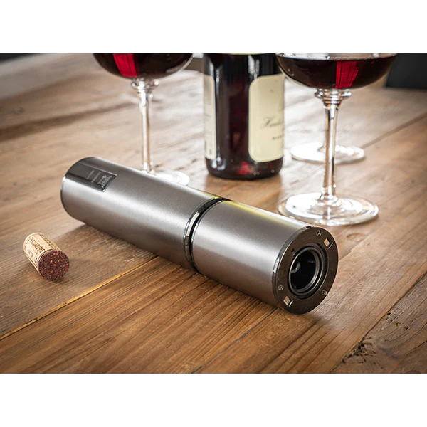 Tire-bouchon électrique rechargeable Elis Touch carbone lithium ion Pe