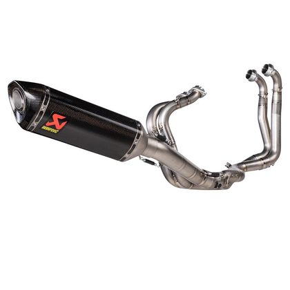 Ligne Complète Akrapovic Evolution Carbone - Noir