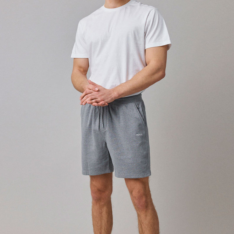 Sweatshorts Herren aus Bio-Baumwolle Schwarz