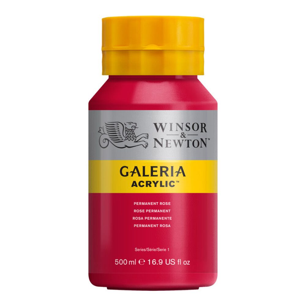 AKRYLFARGE W&N GALERIA NR 502 PERMANENT ROSA 500ML