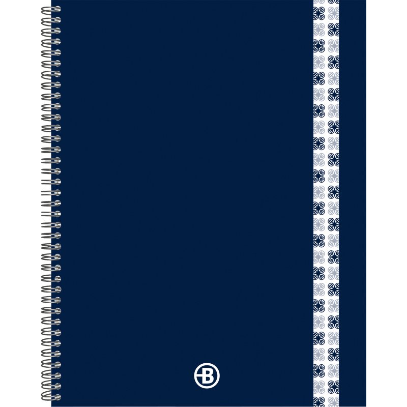 Cahier spirale Bruneau Notebook 23 x 30 cm petits carreaux 160 pages