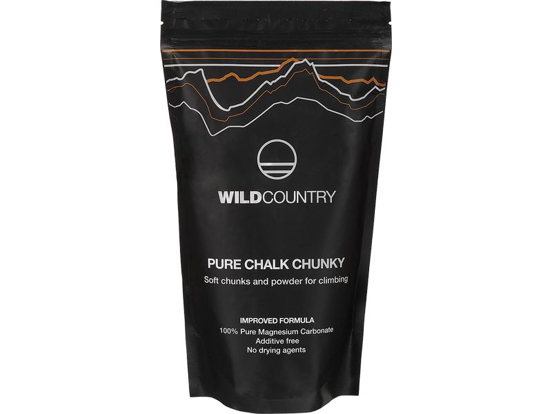 Wild Country Pure Chalk Chunky 130 g Kletterkreide, um die Hände trocken zu halten