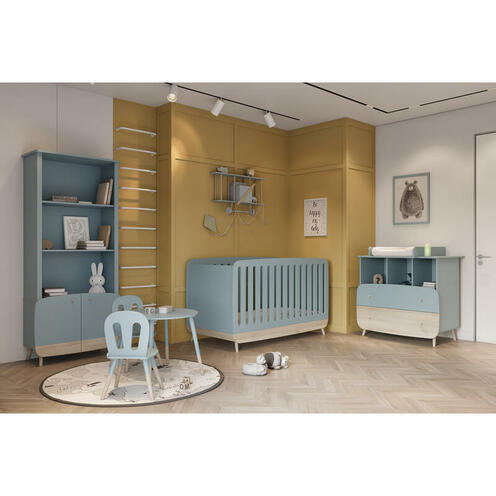 Plan à Langer pour commode FIRMIANA Bleu Orage - CBA Meubles