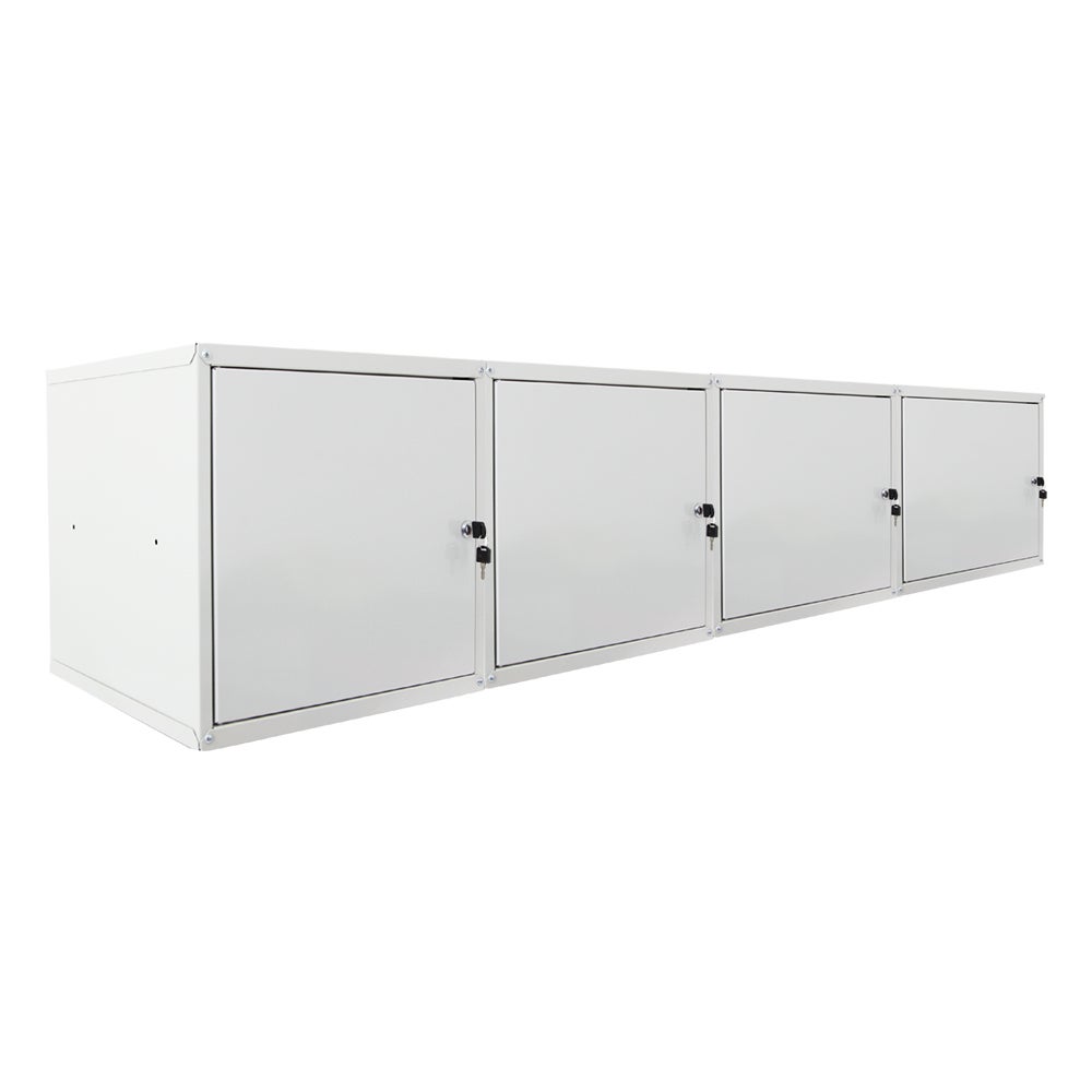 PROREGAL Mega Deal 4x locker cubes Cubic XL HxBxD 45 x 45 x 45 cm grijs