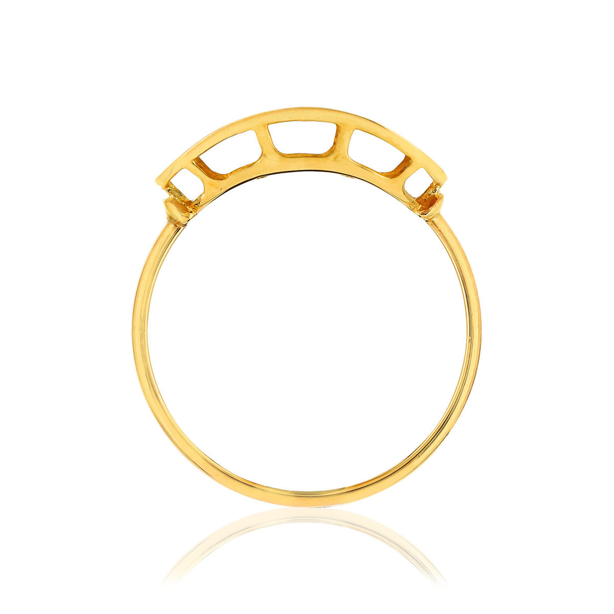 Bague or jaune 375