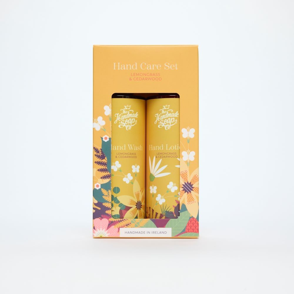 Handmade Soap Company Geschenkset Handseife & Handlotion Zitronengras 2x250ml