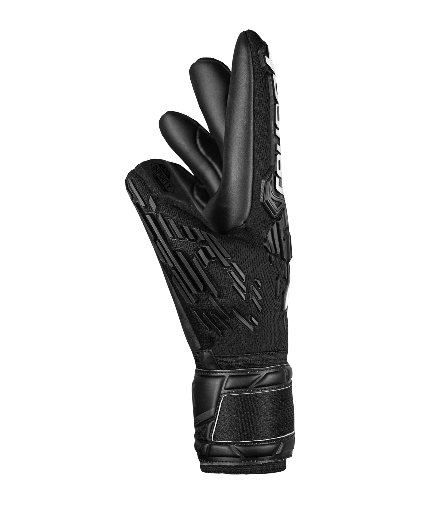 Reusch Attrakt Freegel Infinity Finger Support Night Spark 2024 TW-Handschuhe Schwarz F7700