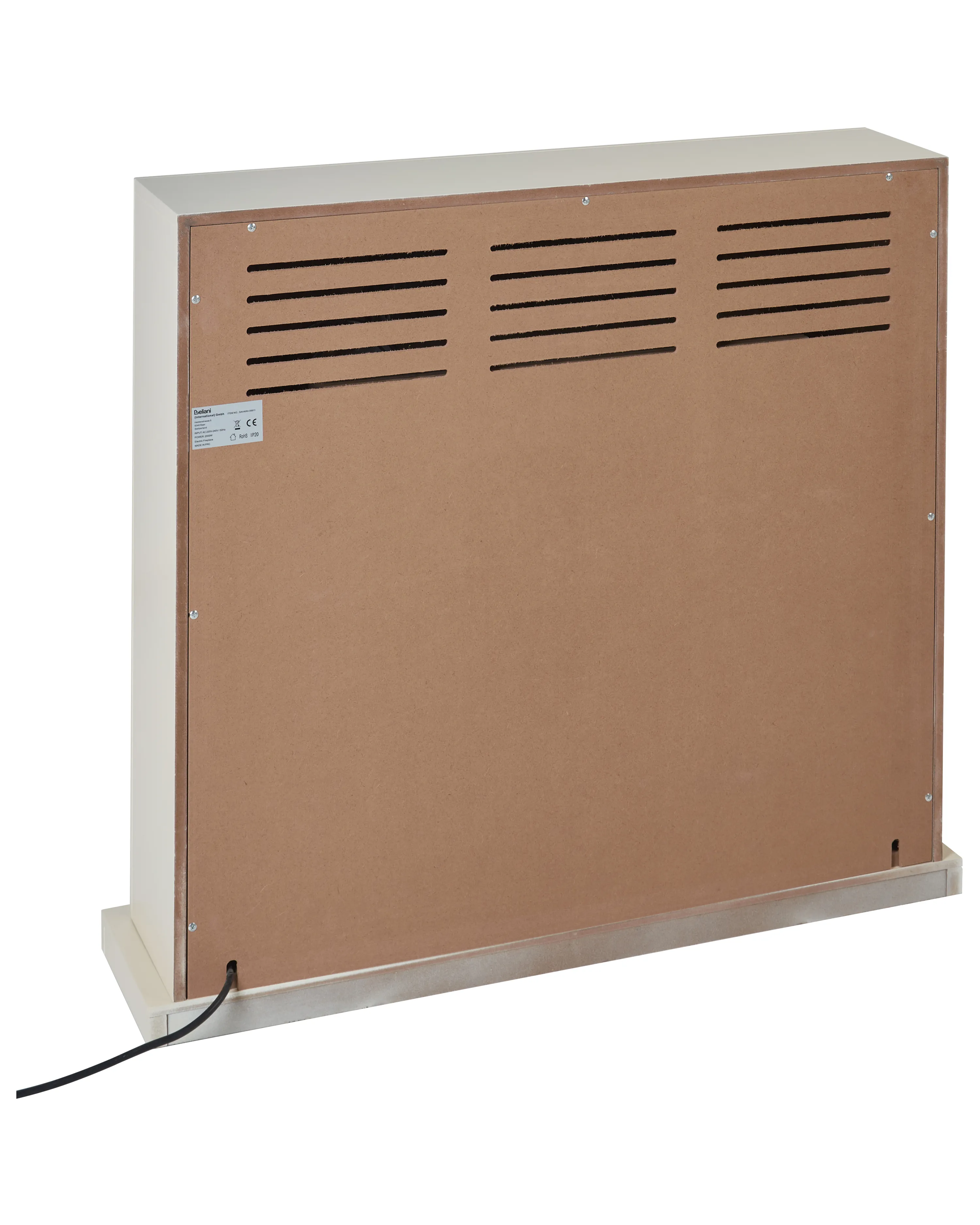 Elektrische haard met verwarmingsfunctie SAHARA Beige