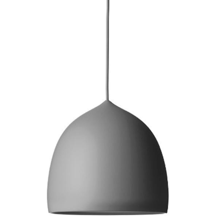 Fritz Hansen Suspence P1 hanglamp Ø24 mat lichtgrijs gelakt