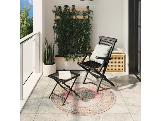Tapis intérieur extérieur design vintage ø 120 cm