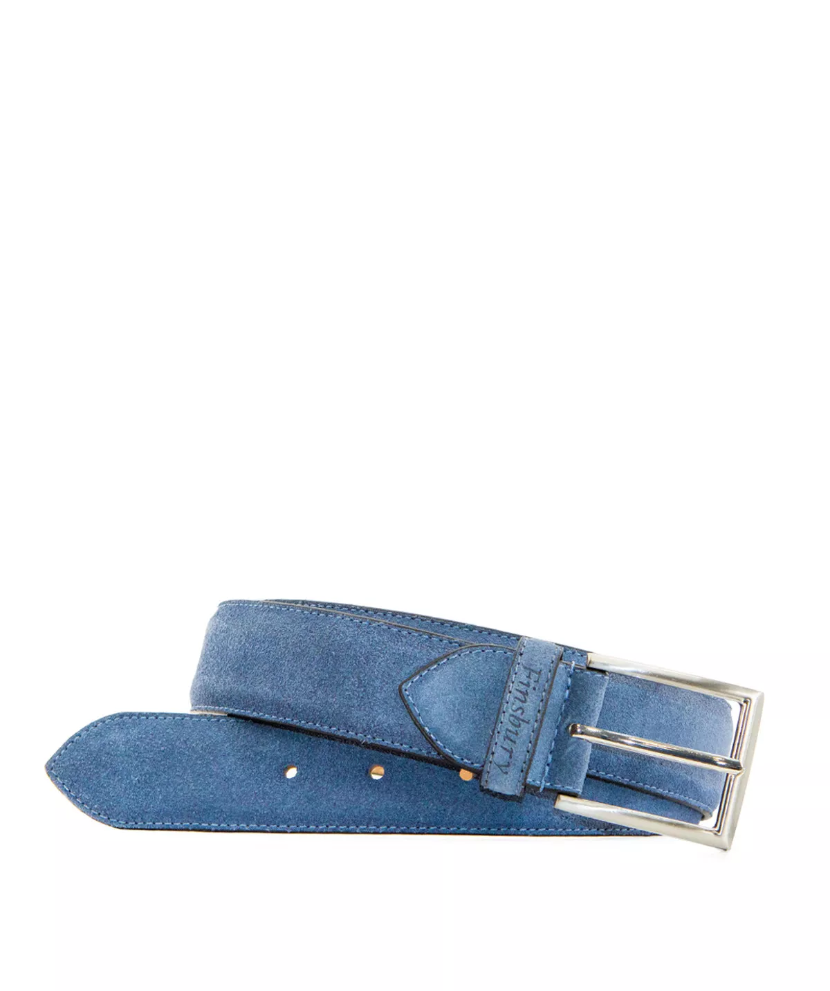 Ceinture daim bleu azur