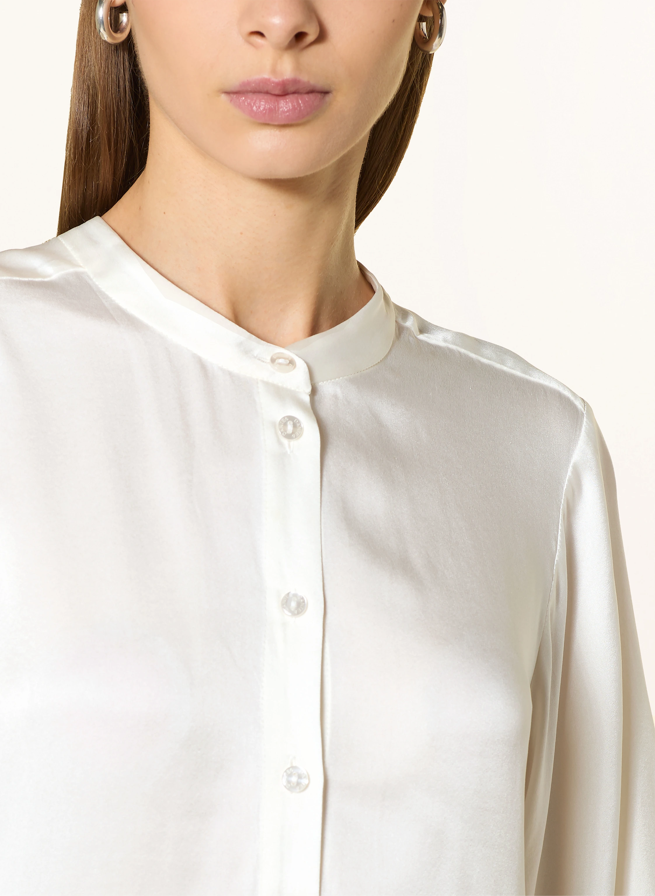 DANTE6 Seidenbluse VAILA mit Schluppe und 3/4-Arm