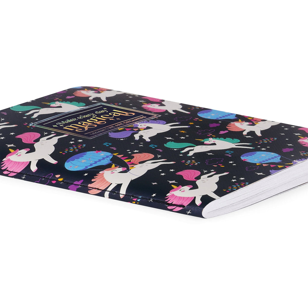 Caderno Pequeno Pautado - Unicórnio