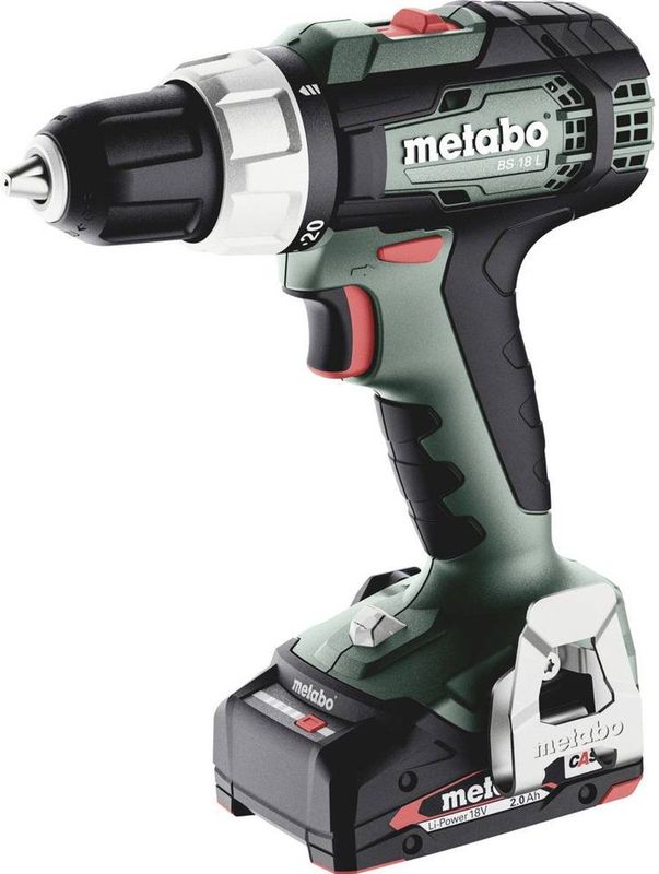 Metabo - BS 18 L Accu Boorschroefmachine - 2 x 2.0 Ah Li-Power - SC 30