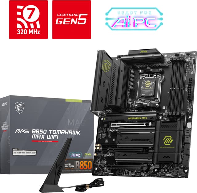 MSI MAG B850 TOMAHAWK MAX WIFI bundkort