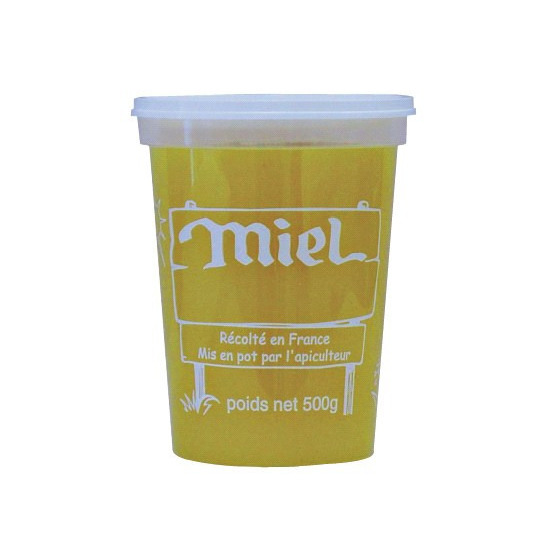 Pot PEP 500g miel : sac de 10 pots