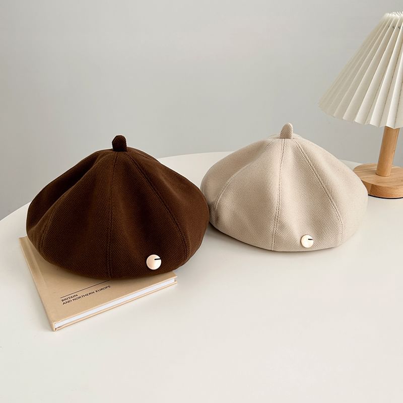 Dreamaway - Effen baret met knopenaccent