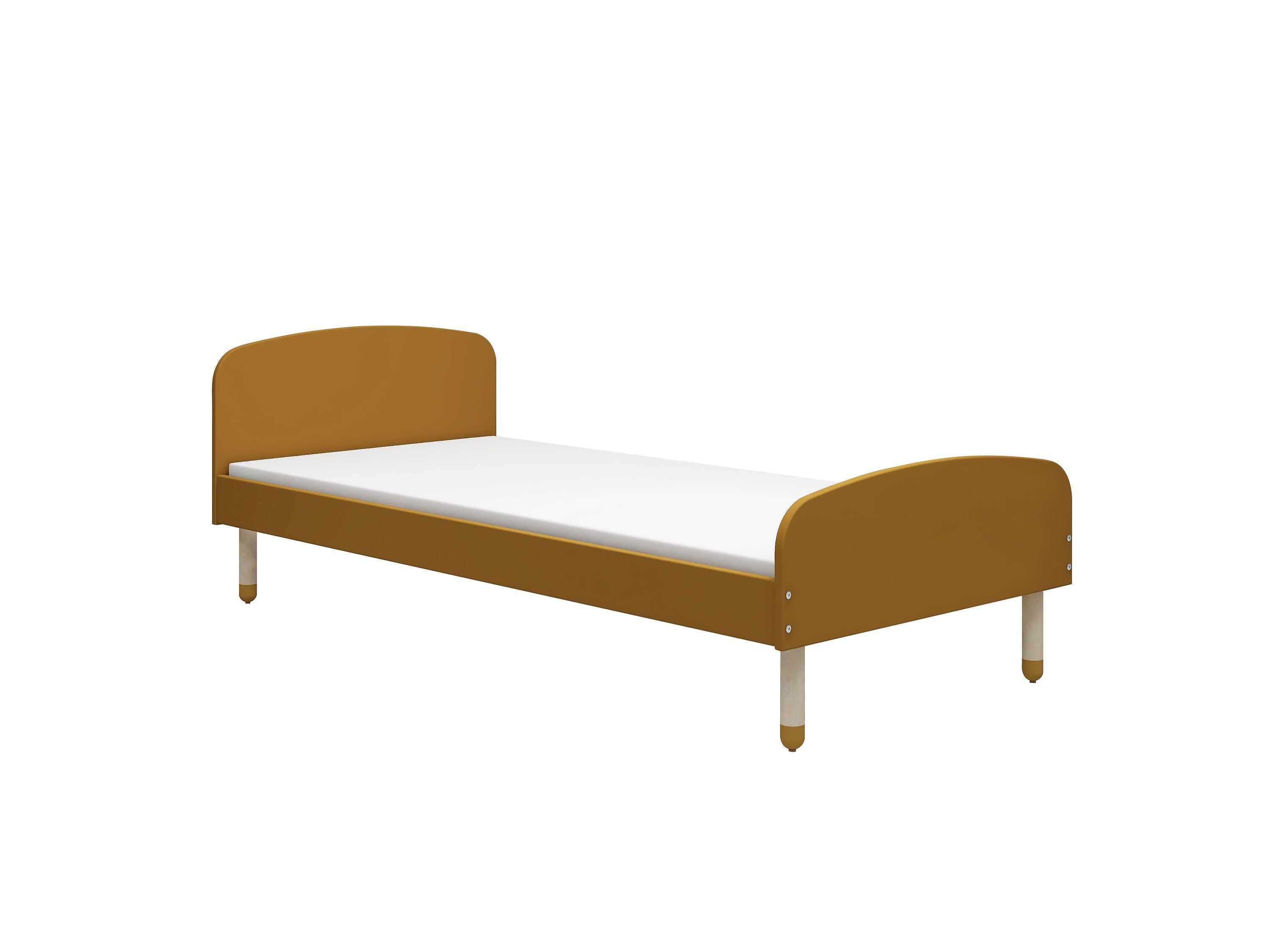 DOTS Einzelbett 90x190,gelb - Gelb / B: 90.0 cm x T: 190.0 cm x H: 72.0 cm