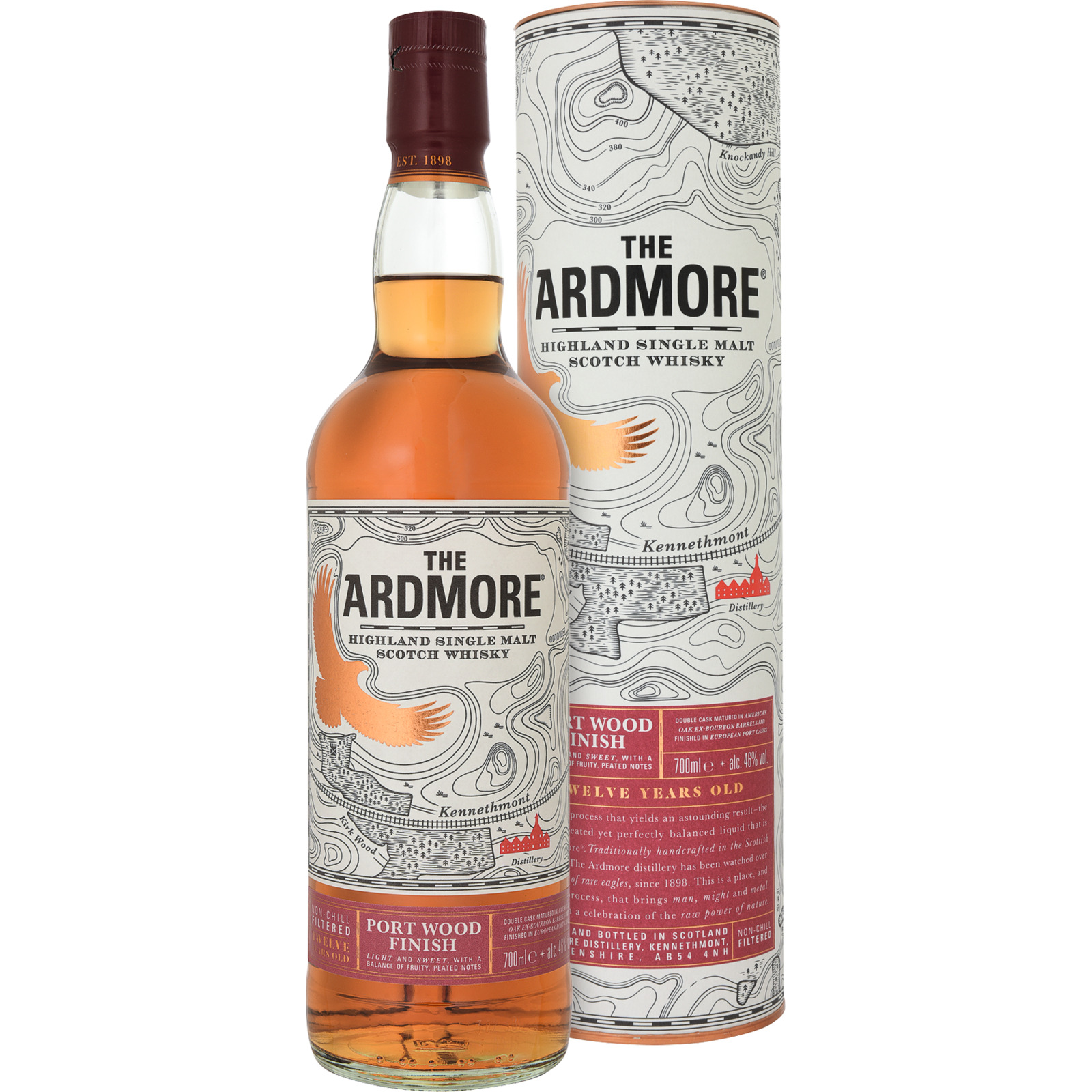 Ardmore Portwood 12 Year Single Malt Whisky 70 cl