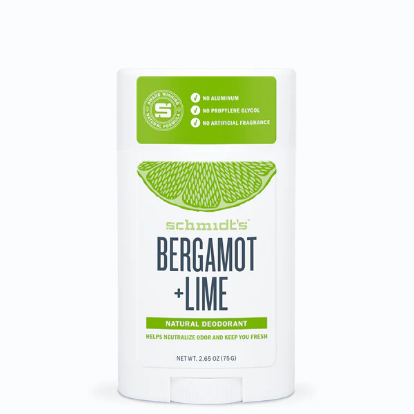 Schmidt's Stick Déodorant Citron + Bergamote 75gr