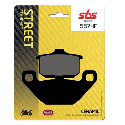 Plaquettes de freins SBS 556LS Sinter Métal Fritté avant/arrière (selon modèle)