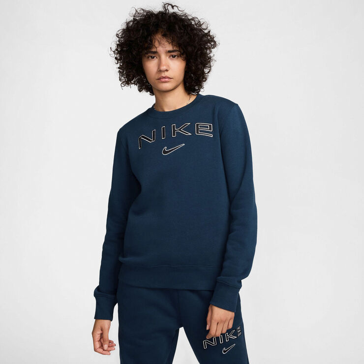 Nike NSW Phenix FLC Sweatshirt Grå