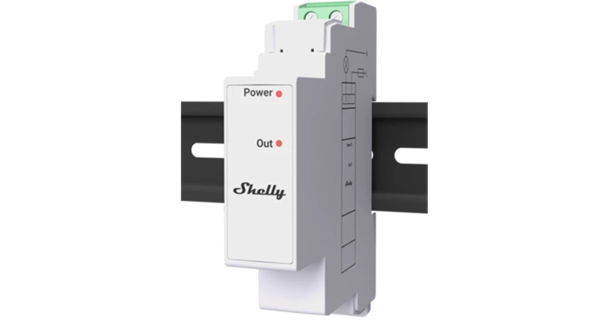 ShellyPro 3EM Switch Add-on schakelaar  (Wit)