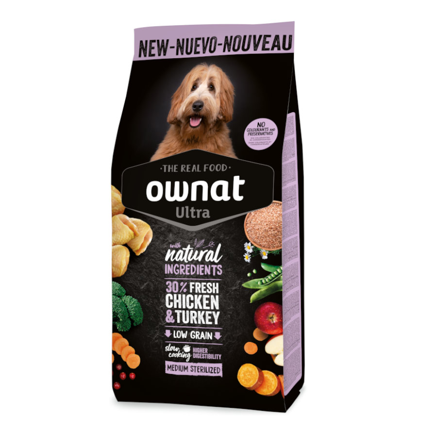 Ownat Ultra Médio Esterilizado pienso para perros