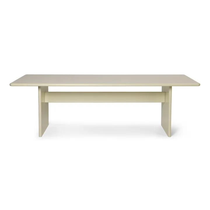 Ferm Living - Rink Dining Table, 90 x 240 cm, eggshell