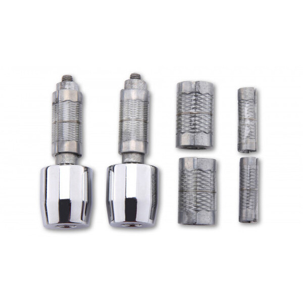 Highsider - Embouts de guidon Universel Chrome