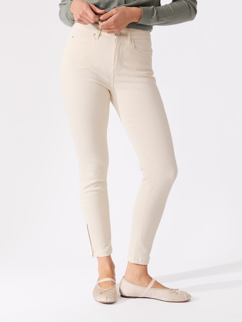 Roma cropped jeans Marshmallow