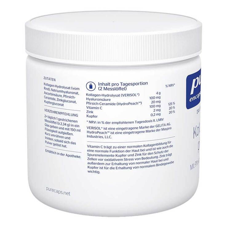 Pure Encapsulations Kollagen plus Pulver, 140 g