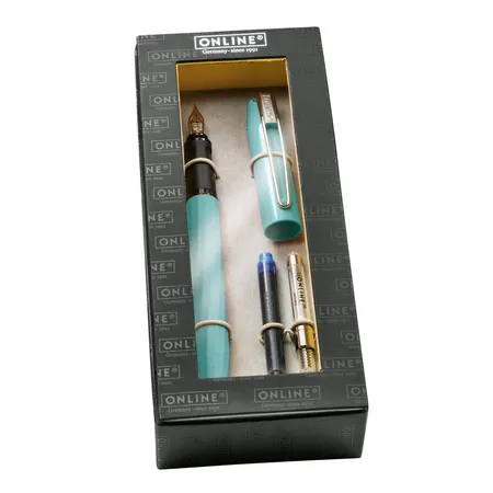 ONLINE Set mit Füllhalter Slope, Aquamarina, M