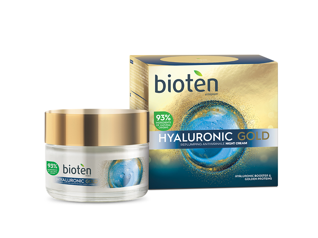 CREME BIOTEN NOITE ANTI-RUGAS HYALURONIC GOLD 50ML
